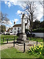 The war memorial in Stock, Essex in CM4 9QB