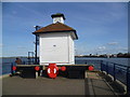 Old railway buffers at the end of Erith Pier in DA8 1SD