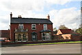 Ornate house front on Newark Road, Bassingham in LN5 9HE