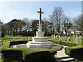 The Cross of Sacrifice in Caister-on-Sea cemetery in NR30 5TT