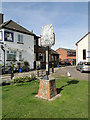 Cobholm village sign and memorial in NR31 0AJ