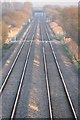 Sedgemoor : Railway Track in TA9 4BE