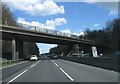 M3 eastbound, Woodlands Lane Bridge in GU20 6AT