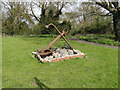 Sea anchor beside the West Lynn Drain in PE34 3LQ