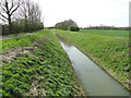 The West Lynn Drain looking inland in PE34 3LQ