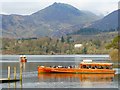 Launches coming and going on Derwentwater, Keswick in CA12 4DJ
