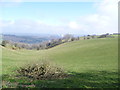 View down the Ceiriog Valley towards Chirk / Y Waen in LL20 7AU