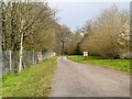 Track at the Western Perimeter of RHS Garden Wisley in GU23 6BH