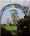 Topiary garden, Chastleton House in GL56 0SY