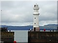 Newhaven harbour lighthouse in EH6 6QJ