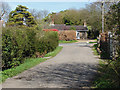 Footpath from Daws Dene in KT24 6JH