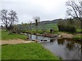 Ford and footbridge near Ratshole Gate in EX24 6SQ