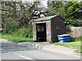 Bus shelter and sand bin, South Lopham in South Lopham