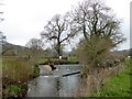 Weir on River Coly west of Colyton in EX24 6AB