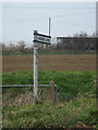 Roadsign on Haugh Lane in Haughley, Stowupland & Wetherden Ward