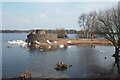 Duck-feeding station, Chasewater Country Park, northwest of Brownhills in WS8 7ND