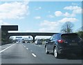 M1 northbound, footbridge in MK43 0UB