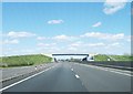 A421 northbound, footbridge in Cranfield & Marston Moretaine Ward