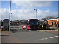 Bus in Alfreton bus station in DE55 7FP