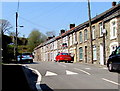 High Street speed bumps, Ynysybwl in CF37 3PB