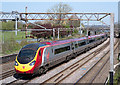 Euston bound Pendolino at Conway Gardens in HA3 0PQ