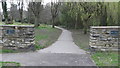 Entrance to Festival Woods, Forge Dam, Sheffield in S10 3TE