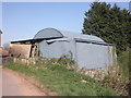 Corrugated iron barn, Wood's Farm in TA5 2ED