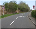 Start of the 40mph speed limit at the edge of Ynysybwl in CF37 3LS