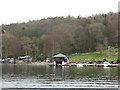 Boat house at the Windermere Motor Boat Racing Club in LA23 3LJ