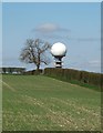Tree and Radar Station, Normanby-le-Wold in Normanby Le Wold