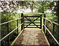 Gate in Hollyhill Wood in MK18 5LH