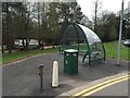 Keele University: smoking shelter in ST5 5DY