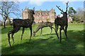 Wicker deer, Knightshayes Court in EX16 7QT