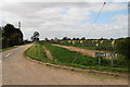 Decorated cabbage field by Barr's Lane, Benington in PE22 0BU