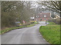 Entering Harleston on  Forest Road in Onehouse