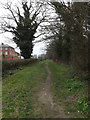 Footpath to Shepherd's Farm in IP14 1UB