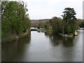 Temple Lock from Temple footbridge in SL6 5ND
