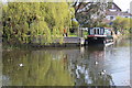 Canal Boat at Creech in Creech St Michael