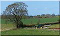 Tractor near Cryfield Grange Farm in CV4 7AQ