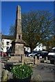 Obelisk in the square at Broughton in Furness in LA20 6JG