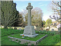 The War Memorial in Wangford churchyard in NR34 8RL