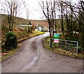 Entrance to Green Meadow Riding Centre near Aberdare in CF44 8AZ