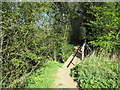 Footbridge over a drain near Wawne in HU7 5EU