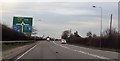 Approaching junction 19 of M6 from A556 in WA16 0HP