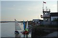 Setting sail from Fiddler's Ferry Sailing Club, Penketh in Penketh