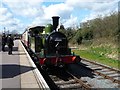 Steam train arriving at Ongar Station in CM5 0TH