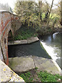 Weir on the River Dove at Abbey Bridge in IP23 7NH