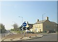 Roundabout  junction  of  A59  Skipton  Road  &  B6161 in HG3 2WW