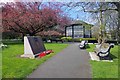Bandstand and Nottinghamshire Victoria Cross Memorial in NG2 3AB