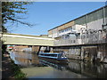 Nancy Evans - narrow boat on Paddington Arm, Grand Union Canal in NW10 8JX